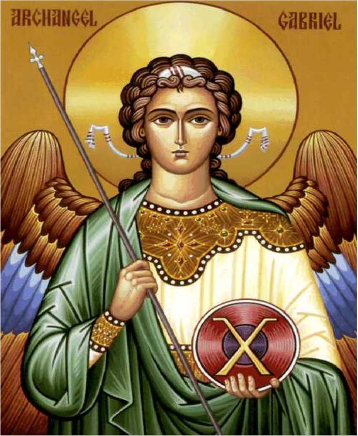 Ikona Archanioła Gabriela — patrona Bukowego Domu
